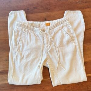 Picaro and the Letterpress Cream Petal-Split Pants